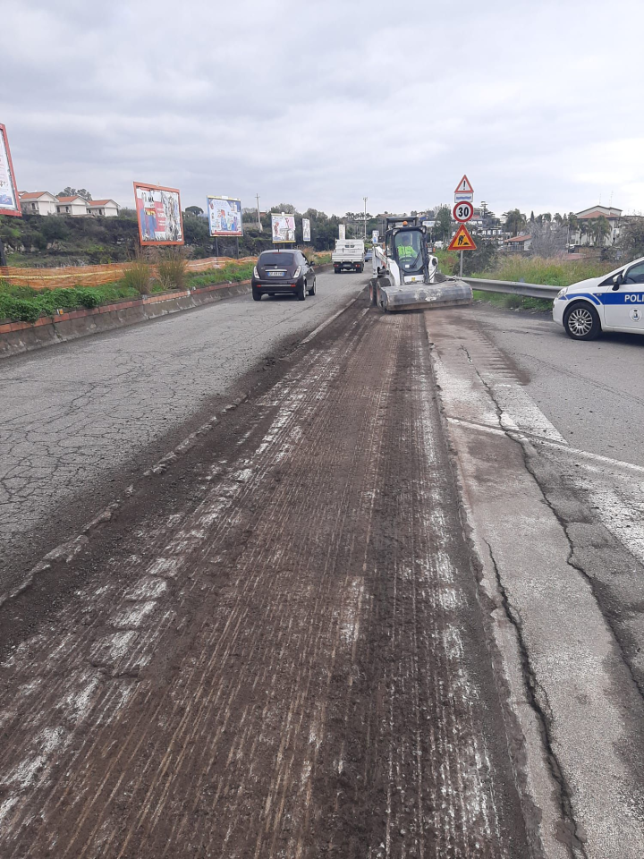 Acireale Lavori In Corso In Viale Cristoforo Colombo Citt Di Acireale